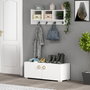 Hanah Home Star - White Perchero de Pared